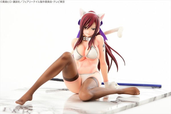 Erza Scarlet (White Cat GravureStyle), Fairy Tail, Orca Toys, Pre-Painted, 1/6, 4560321853816